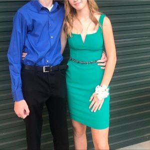 NWT GREEN HOCO DRESS